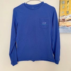 Indigo Vineyard Vines long sleeve t shirt
